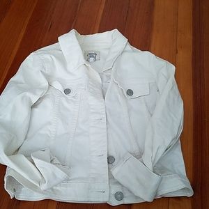 White Jean jacket